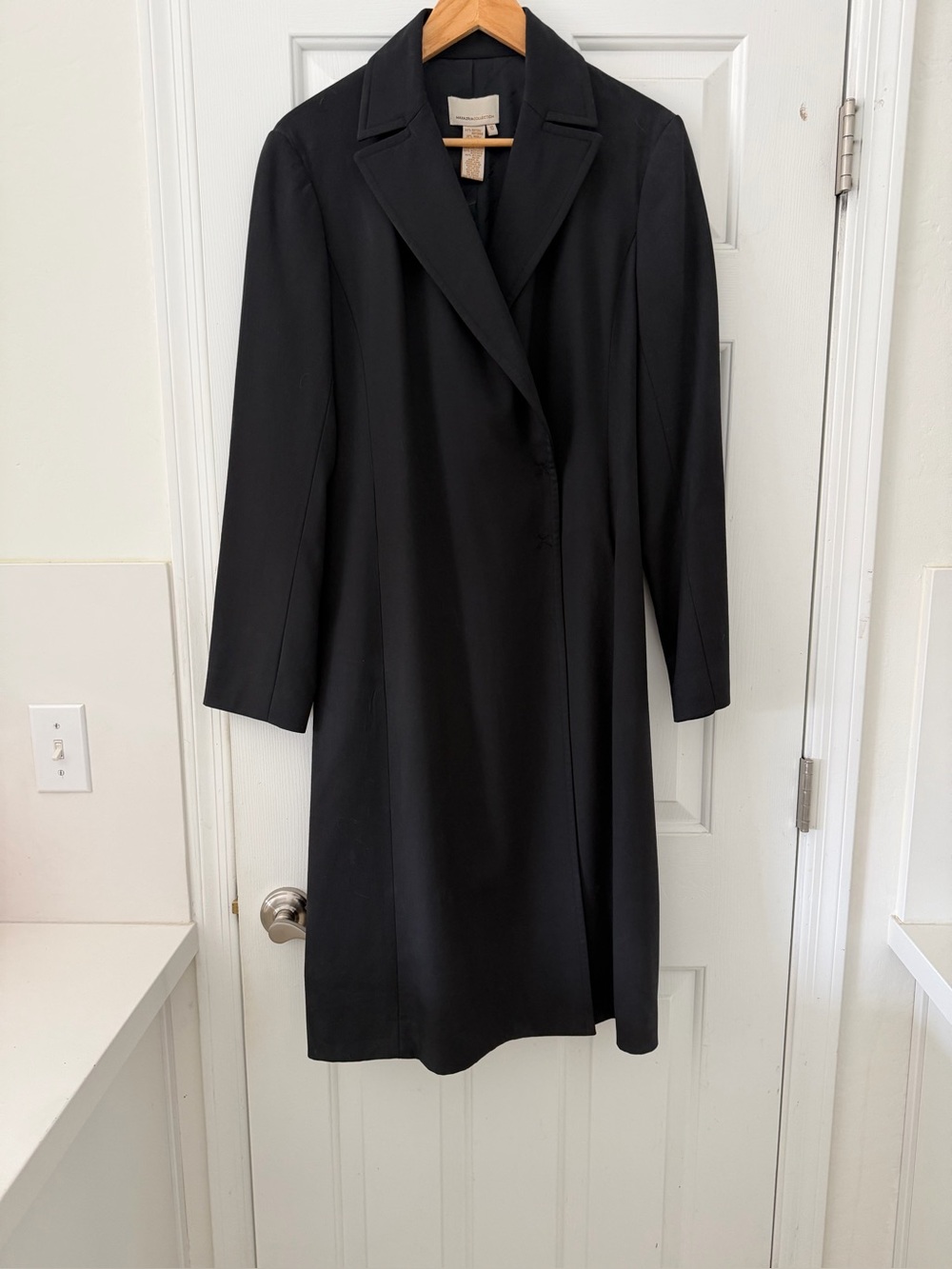 Maxazria maxi trench coat